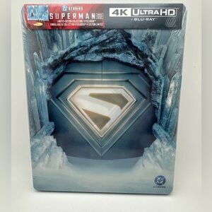Superman (2025) Steelbook: 4K + Blu Ray New Sealed